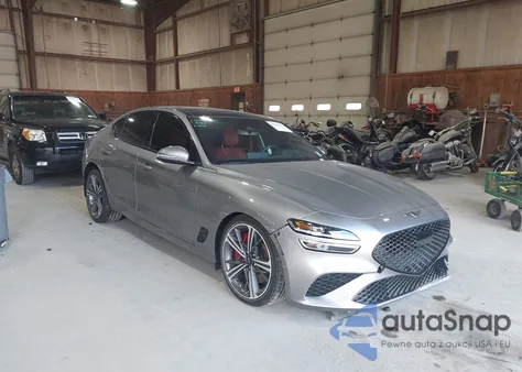 2024 Genesis G70 3.3T Awd Sport Advanced из США, поврежденный, VIN KMTG54SE9RU140488